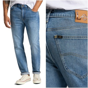 LEE AUSTIN MĘSKIE SPODNIE JEANSOWE JEANSY W32 L32
