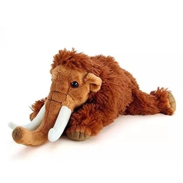 maskotka leżący mamut włochaty pluszowa zabawka 30cm