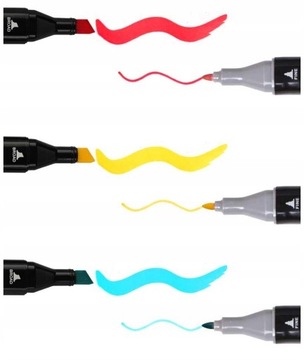 MARKERY ALKOHOLOWE 60 SZT Flamastry Mazaki Pisaki