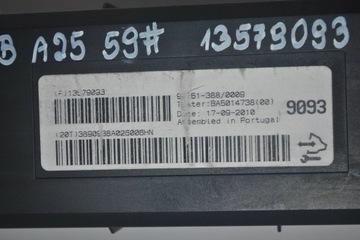 MODUL ŘÍZENÍ TOPENÍ OPEL MERIVA B 13579093