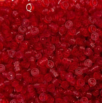 LEGO PACK 4073 Тарелка 1x1 круглая Trans-Red 6208450 3005741 100 шт. НОВИНКА