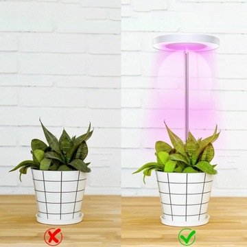 СВЕТОДИОДНАЯ ЛАМПА ДЛЯ ВЫРАЩИВАНИЯ РАСТЕНИЙ, БЕЛАЯ USB 72LED