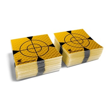 100 шт. Фольга дальномерная 40х40мм + крышка, желтая.