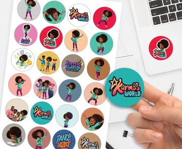 НАБОР НАКЛЕЙКОВ + ТАТУ ДЛЯ ДЕТЕЙ ДЕТСКИЙ МИР КАРМЫ МИР КАРМЫ