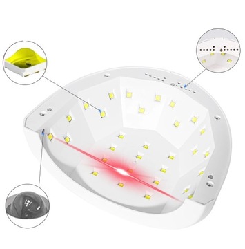 Двойная УФ/LED лампа для ногтей 48 Вт SUNone SUN 1S С ТАЙМЕРОМ SUN 1