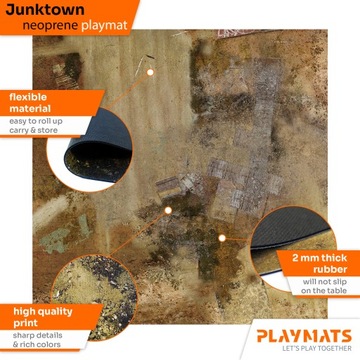 Коврик Infinity - Junktown 122x122 см