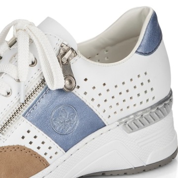 RIEKER Кроссовки, туфли, полуботинки, белый N4327