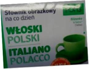 Słownik obrazkowy na co dzień włoski-polski