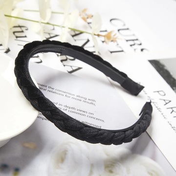Fashion Solid Color Braid Hairbands For Women Weaving New Non-slip