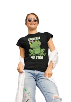 Женская ФУТБОЛКА на 40-летие JAJEBISTA 40! + БЕСПЛАТНЫЙ ВИННЫЙ МЕШОК!