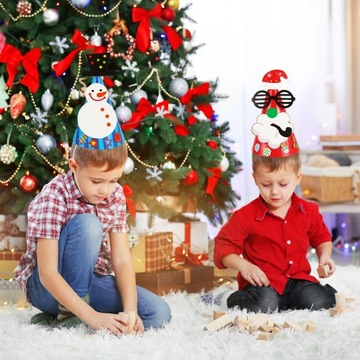 Детская новогодняя шапка, костюмы, кукольные костюмы, 5 шт.