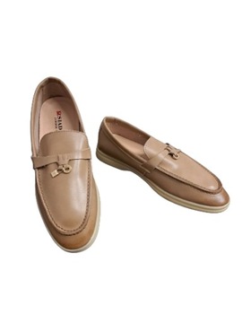 MOKASYNY SIADER E722 KHAKI ROZM. 36