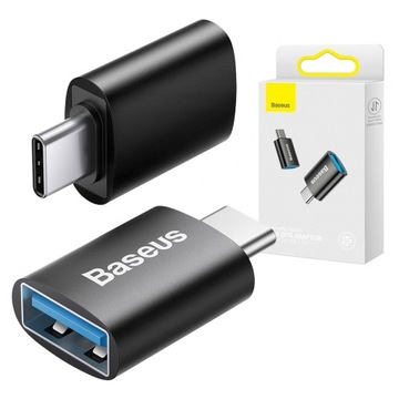 BASEUS LEKKI ALUMINIOWY ADAPTER PRZEJŚCIÓWKA USB-C DO USB-A 3.1 10GBPS OTG