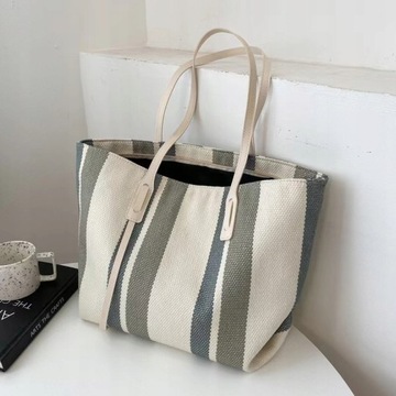 TORBA PLAŻOWA MIEJSKA SHOPPER NA PLAŻĘ