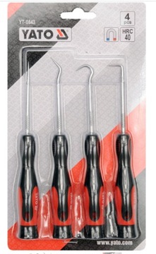 НАБОР КРЮЧКОВ ЯТО С РУЧКОЙ, 4 ШТ.