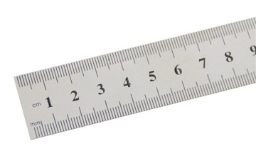 ТОЧНАЯ МЕТАЛЛИЧЕСКАЯ ПРАВИЛКА 30 СМ, ДВУСТОРОННИЙ КОРПУС