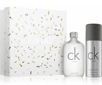 ZESTAW CALVIN KLEIN CK ONE 100ML + 150ML WODA TOALETOWA + DEZODORANT UNISEX