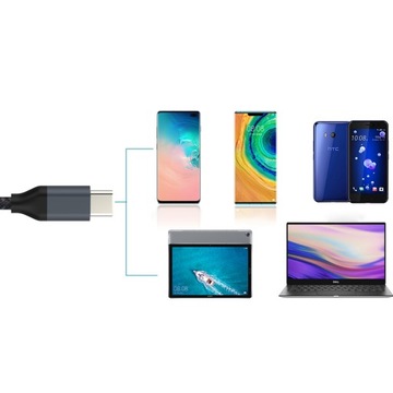 КАБЕЛЬ-АДАПТЕР MHL USB C НА HDMI 4K ДЛЯ ТЕЛЕФОНА MACBOOK 200 СМ