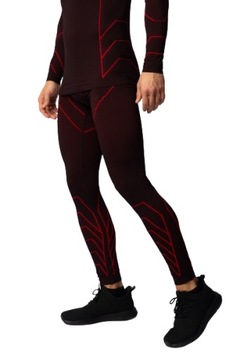 SPAIO RAPID legginsy MOTOCYKLOWE męskie XL red