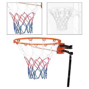 Баскетбольное кольцо и сетка для настенного монтажа из стали