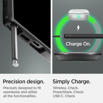 SPIGEN - БРОНЯНЫЙ ЧЕХОЛ ДЛЯ GALAXY S24 ULTRA - УДАРОПРОЧНЫЙ МАТОВЫЙ ЧЕРНЫЙ