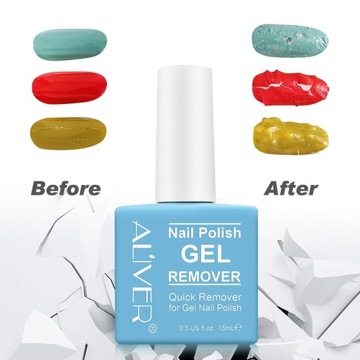 Gel Nail Polish Remover, Professional Gel Remover for Nails, Quick & Easy