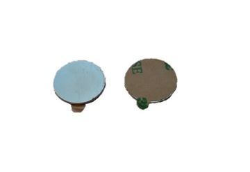 MAGNES NEODYMOWY WALCOWY 20x1 mm Z KLEJEM TAŚMĄ 3M 2 sztuki