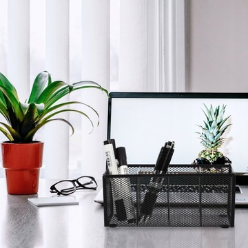 Сетчатый карандашница Металлический органайзер для