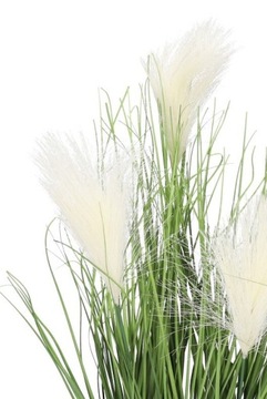 ИСКУССТВЕННАЯ ПАМПАССНАЯ ТРАВА В ГОРШКЕ ДЕКОРАТИВНАЯ ТРАВА 45см