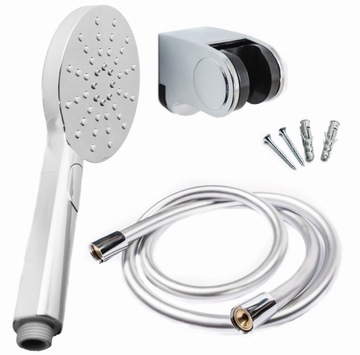 ZESTAW PRYSZNICOWY SŁUCHAWKA 2F + WĄŻ FLEX + UCHWYT