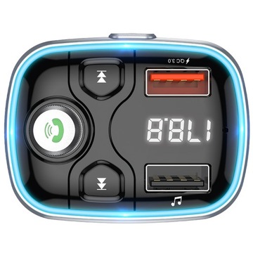BOROFONE TRANSMITER FM BC32 SUNLIGHT MP3, BLUETOOTH - 2XUSB + MICROSD - QC