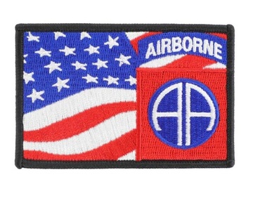 Naszywka 82nd AIRBORNE FLAG USA