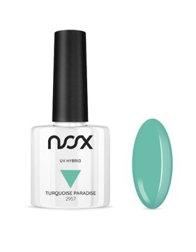 2957 Lakier Hybrydowy NOX Turquoise Paradise 7 ml
