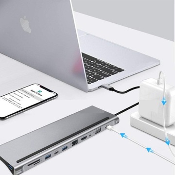 Многопортовый SPU-M02 USB-C HDMI VGA RJ45 USB 3.0 SD