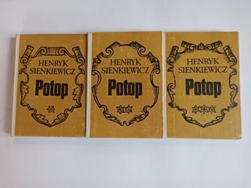 POTOP - 3 TOMY - HENRYK SIENKIEWICZ (DB)