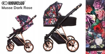 BABYACTIVE MUSSE ROSE wózek wielofunkcyjny 2w1