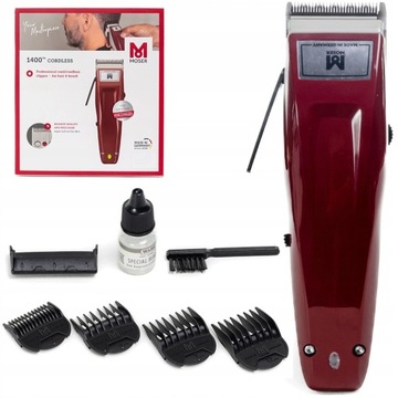 Maszynka do strzyżenia MOSER 1400 Cordless 1430-0050 +NASADKI