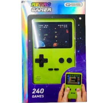 КАРМАННАЯ ИГРОВАЯ КОНСОЛЬ GAMEBOY ДЛЯ РЕТРО-ИГР 24O ПОРТАТИВНАЯ МИНИ-ИГРА