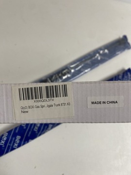 2X TLUMIČ VZPĚRA/TLAKOVAČ KRYT ZADNÍ CITROEN C4 HB 04- 4