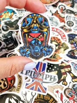 STICKER BOMB MIX НАКЛЕЙКИ НА МОТОЦИКЛЫ НАКЛЕЙКИ 100 ШТ.