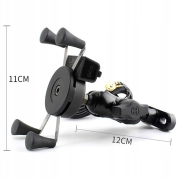 ДЕРЖАТЕЛЬ FreedConn MC7HR ДЛЯ ТЕЛЕФОНА GPS МОТОЦИКЛА USB USB