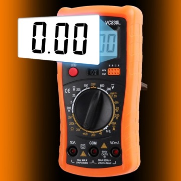 МУЛЬТИМЕТР ЦИФРОВОЙ ЭЛЕКТРИЧЕСКИЙ ИЗМЕРИТЕЛЬ ТОКА ПРОФЕССИОНАЛЬНЫЙ LCD ТЕСТЕР