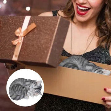 Садовая статуя кошки, скульптура, фигурка из смолы,