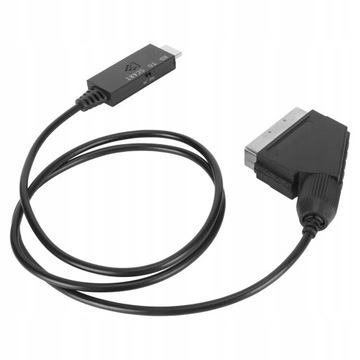 КАБЕЛЬ HDMI-SCART HDMI, ЧЕРНЫЙ
