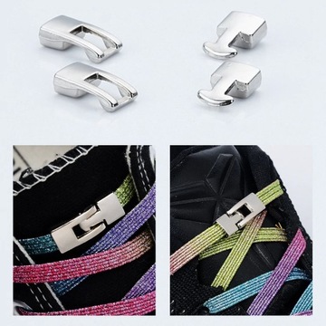 ЗАПАСНЫЕ МЕТАЛЛИЧЕСКИЕ НАКОНЕЧНИКИ эластичные шнурки