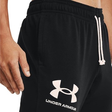 Under Armour Rival Terry Joggers 1361642-001 M Czarne