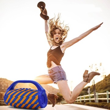 Портативная беспроводная стоматологическая колонка синего цвета