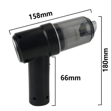 Мощный автомобильный пылесос, портативный, беспроводной, со светодиодной подсветкой