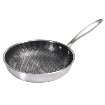 Patelnia Wok o strukturze plastra miodu. Gotowanie na patelni