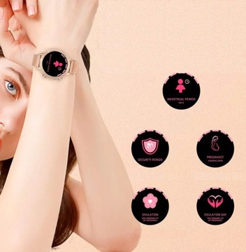 ZEGAREK SMARTWATCH CIŚNIENIOMIERZ KROKI KCAL O2 PL